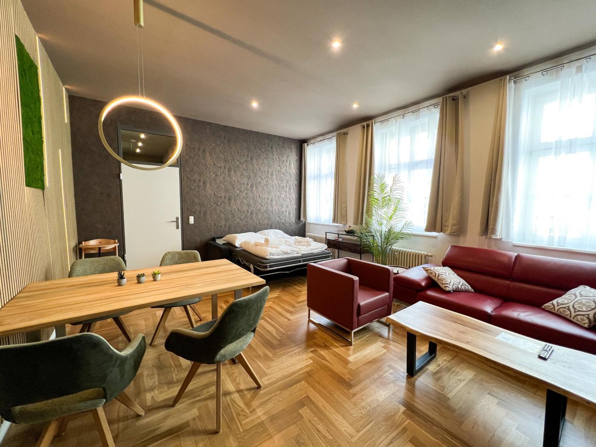 Exklusives Leipzig City Apartment Relax Exterior foto