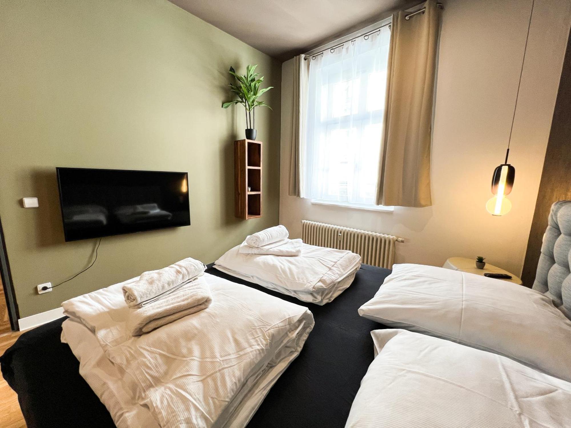 Exklusives Leipzig City Apartment Relax Exterior foto